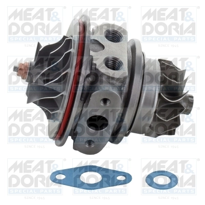 Core assembly, turbocharger